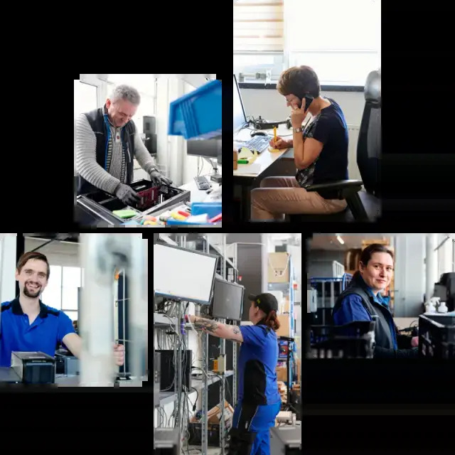Copiatek team aan het werk